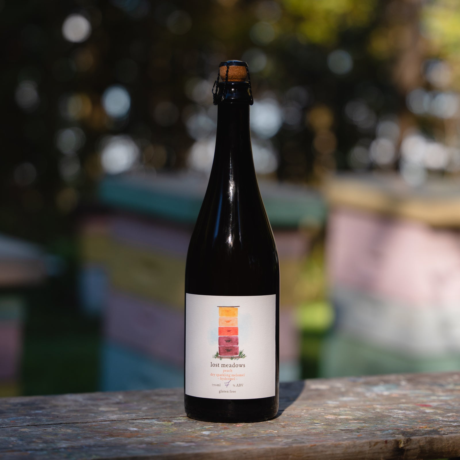 Mead- Peach Dry Sparkling Mead