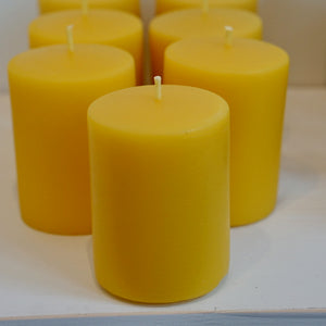 2.5" Pillar Pure Beeswax Candle